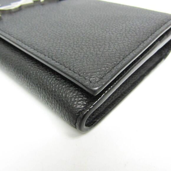 Saint Laurent Ysl Line Black Leather Wallet  (Pre-Owned) - Picture 4 of 11